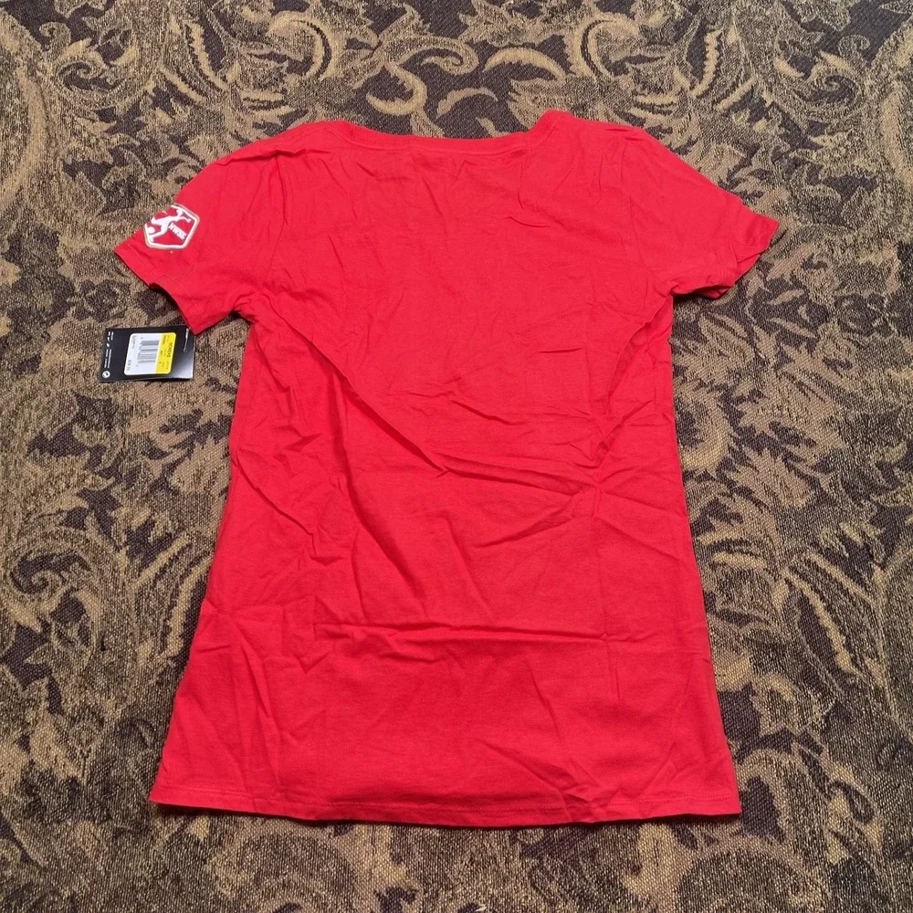Nike Portland Thorns Women's Red Home T Shirt Size Small New Athletic Cut